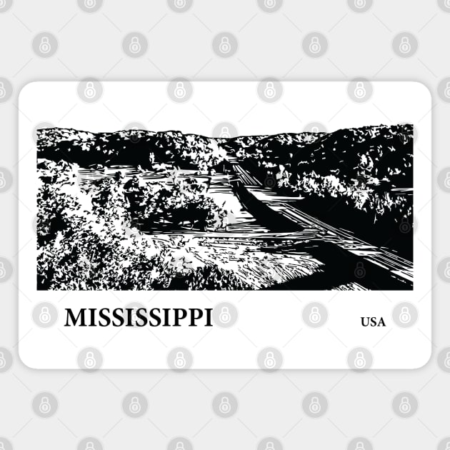 Mississippi USA Magnet by Lakeric